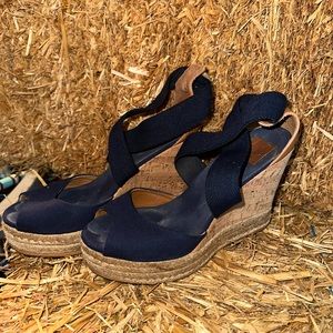 Size 7 TORY BURCH WEDGES